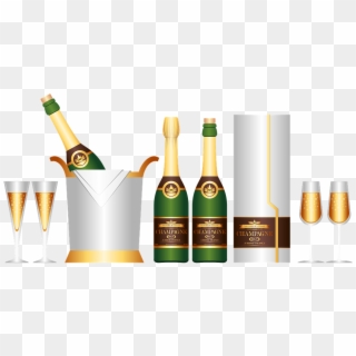 Champagne Bottles Png - Champagne Clipart