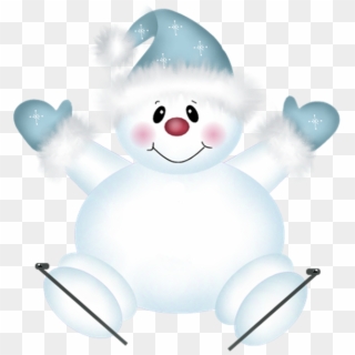 Snowman Clipart, Snowman Cards, Christmas Snowman, - Cute Snowman Clipart - Png Download