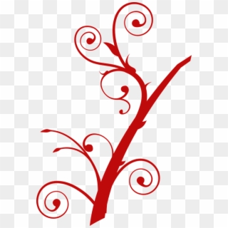 Red Vine Png - Tree Branch Clip Art Transparent Png