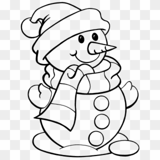 Cute Snowman Coloring Pages 2 By Christy - Snowman Coloring Pages Clipart