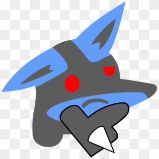 Lucario Think - Pokemon Transparent Emoji Clipart
