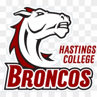 Football Clipart At Getdrawings - Hastings College Broncos Logo - Png Download