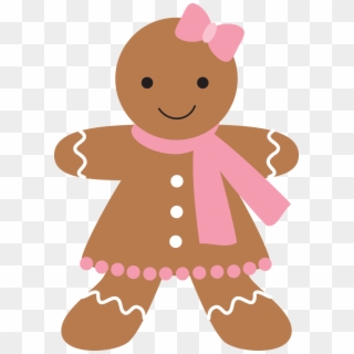Gingerbread - Minus - Gingerbread Girl Clipart - Png Download
