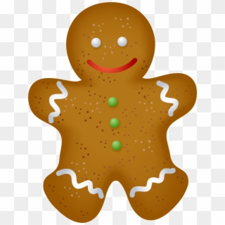 Christmas Gingerbread Clipart At Getdrawings - Png Download