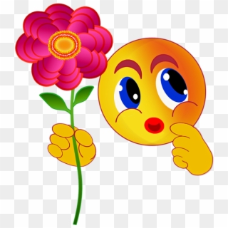 Emoji And Flower Emojis, Funny Images, Feelings, Flowers, - Emoticones Con Flores Clipart