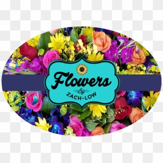 Flowers By Zach-low - Label Clipart