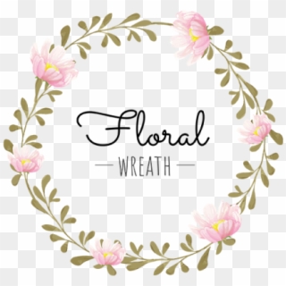 Flower Wreath, Flower, Wreath, Green Png And Vector - Coroa De Flores Logo Clipart