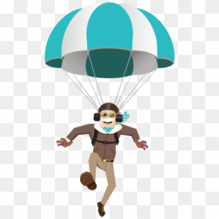 Tour Our Intuitive & Feature Packed Online Invoicing - Cartoon Parachute Png Clipart