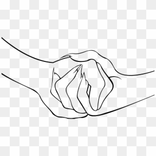 Holding Hands Png Photo - Drawing Clipart