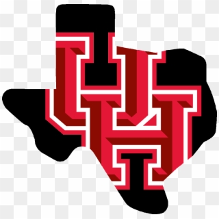 I'd Much Rather Have The Uh Logo Imposed On The State - Houston Cougars Clipart