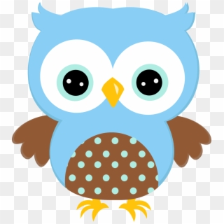Baby Boy Owl Png - Cute Blue Owl Clipart Transparent Png