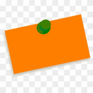 Post It Clipart Blank - Post It Orange Png Transparent Png