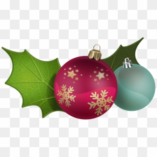 Balls With Png Image Gallery View Full - Christmas Ball Mistletoe Clipart