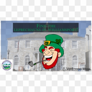 Find The Leprechauns In The Town Of Williamsport - Leprechaun Clipart