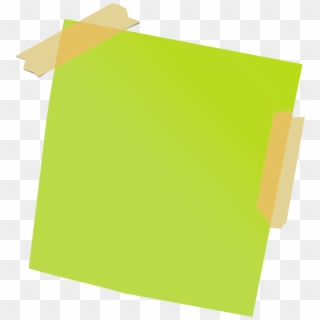 Green Sticky Notes - Sticky Note Clipart Png Transparent Png