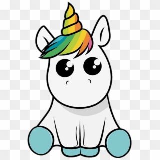 Unicorn Sticker - Baby Unicorn Clipart