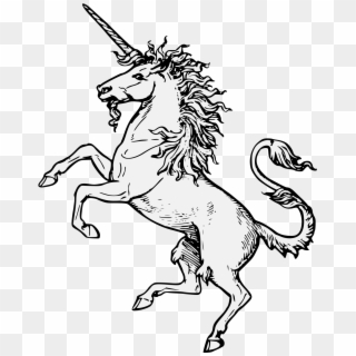 Details, Png - Heraldic Unicorn Png Clipart