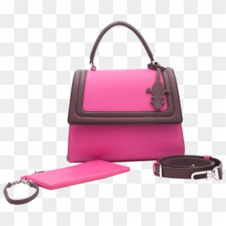 Gaby Mm Cuir Marignan Fuschia - Handbag Clipart