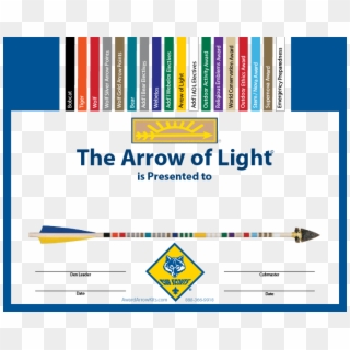Icon Png - Arrow Of Light Color Chart 2018 Clipart