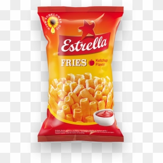 Estrella Ketchup Fries - Estrella Snack Clipart
