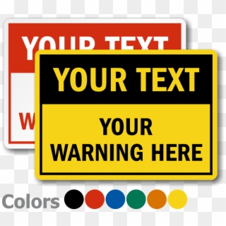 Zoom - Personalize - Warning Template Clipart