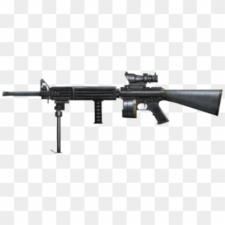 Representational Light Machine Gun - Airsoft Gun M4 G&p Clipart