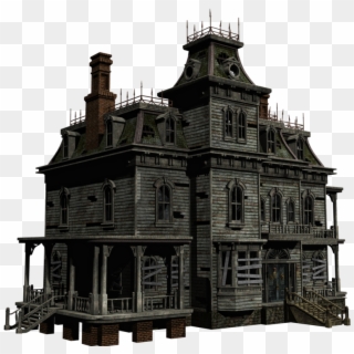 Mansion Png - Halloween House Transparent Png Clipart