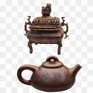 Classical Purple Sand Teapot Incense Burner Png Hd - Yixing Clay Teapot Clipart