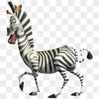 Marty The Zebra - Zebra Madagascar Clipart