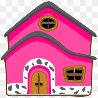 Mansion Clipart Pink Mansion - Green House Clipart - Png Download