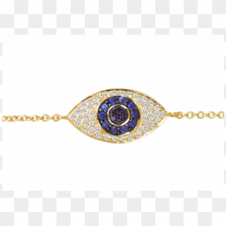 Smartness Inspiration 14k Gold Evil Eye Bracelet 14k - Gemstone Clipart
