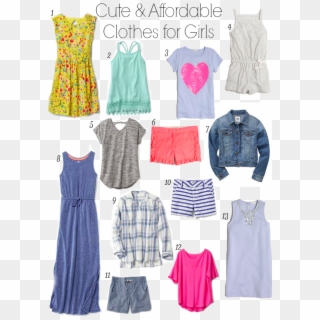 Spring Kids Clothes Clipart