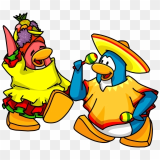 Image Winter Postcard Png Club Penguin Wiki - Fiesta Party Clipart