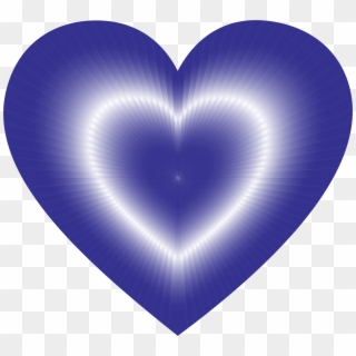 Big Image - Blue Pretty Hearts Clipart