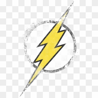 Justice League Destroyed Flash Logo Women's T-shirt - Flash Lightning Bolt Symbol Clipart