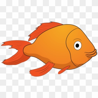 Cropped-fish Block1 - Garibaldi (fish) Clipart - Large Size Png Image ...