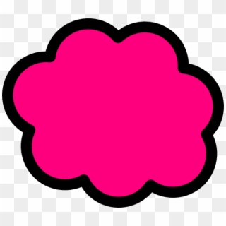 Pink Colour Cloud Clip Art - Png Download