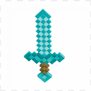 Minecraft Toy Sword - Minecraft Plastic Diamond Sword Clipart