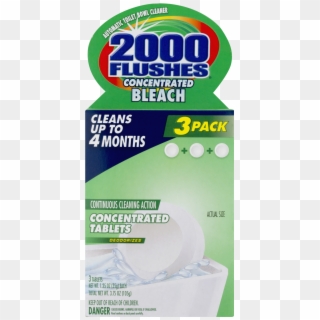 2000 Flushes Concentrated Bleach Automatic Toilet Bowl - Medicine Clipart