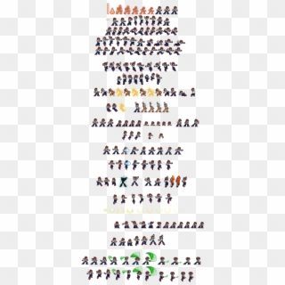 Photo Broil X1 Style Sprite Sheet Color Separation - Megaman X Snes Style Sprites Clipart