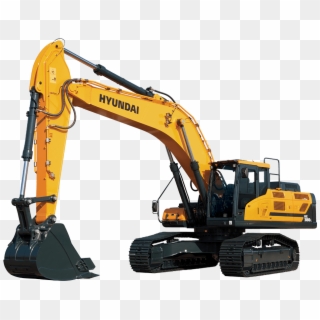 Svg Stock Backhoe Clipart Machine Caterpillar - Excavator Hyundai - Png Download