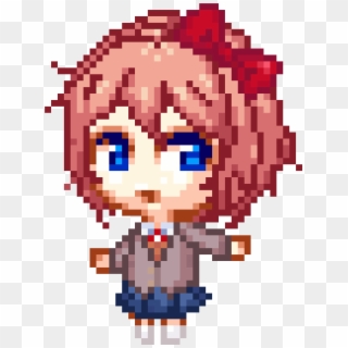 I Made A Sayori Ddlc Oc Fanarti - Cartoon Clipart