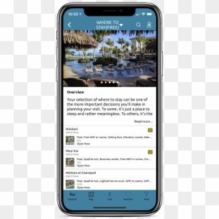 Maui App - Hawaii Revealed - Smartphone Clipart
