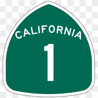 File - California 1 - Svg - California State Route 1 Sign Clipart