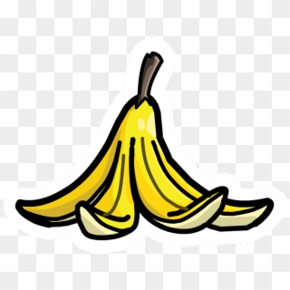 Banana Peel Pin - Banana Peel Png Clipart