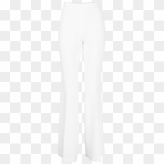 Michael Kors Side Zip Flare Pant In White - Pocket Clipart