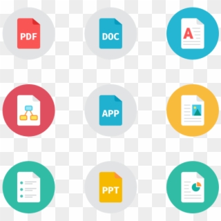 Office Files - Pdf Office Icons Clipart