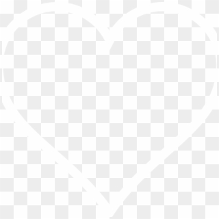White Heart Outline Png Clip Arts For Web Free Art - White Outline Of A Heart Transparent Png