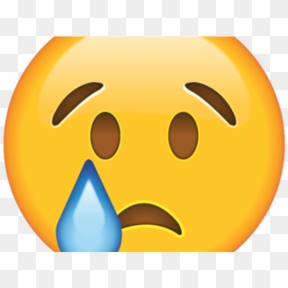 Crying Emoji Clipart Face - Sad Emoji Png Transparent Png