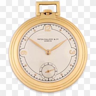 Art Deco Gold Pocket Watch By Patek Philippe - Quartz Clock Clipart